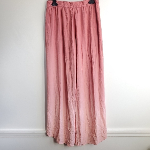 New Young Fabulous & Broke Palms Ombre Wide Leg Pants NWT Size Medium - Picture 8 of 12